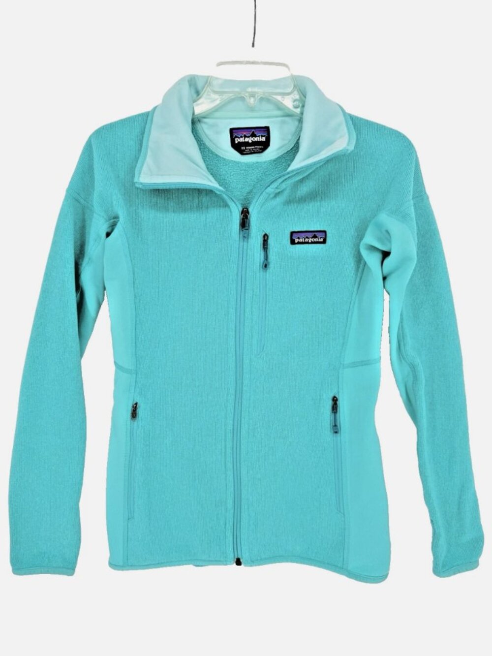 Patagonia Performance Better Sweater Jacket Womens XS Aqua Blue Gorpcore Granola